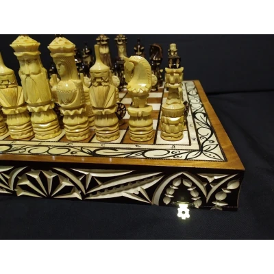 Шахматы резные Немцы складные средние