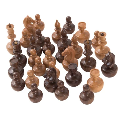 Шахматные фигуры Неваляшки махагон