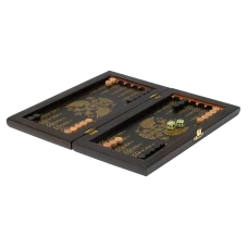 Нарды кожаные Герб России малые