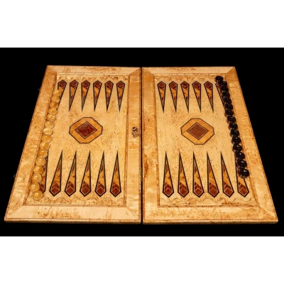 Нарды Орнамент (карельская береза)