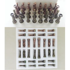 Шахматные фигуры Антикварные металл