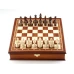 Шахматы ларец Рапид махагон средние