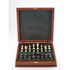 Шахматы ларец Рапид махагон средние