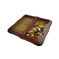 Нарды резные с рисунком "Восточная Красавица"