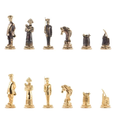 Шахматы Российская Империя мрамор/змеевик 