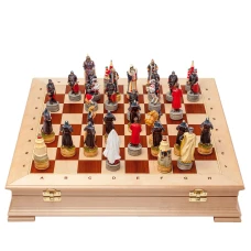 Шахматы Русские и Татаро-монголы полистоун