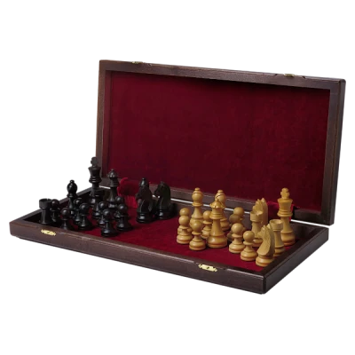 Шахматы Дебют люкс венге средние