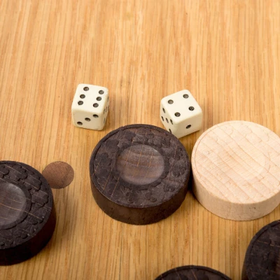 Нарды авторские Волк дуб