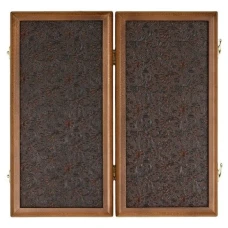 Нарды кожаные Цветочный узор средние