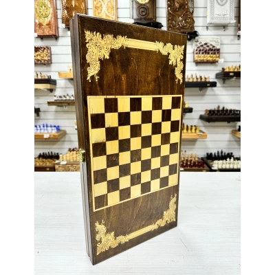 Нарды деревянные СССР подарочные средние