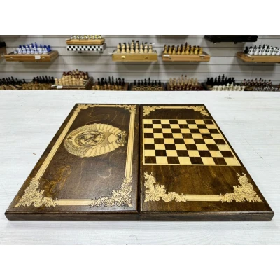 Нарды деревянные СССР подарочные средние