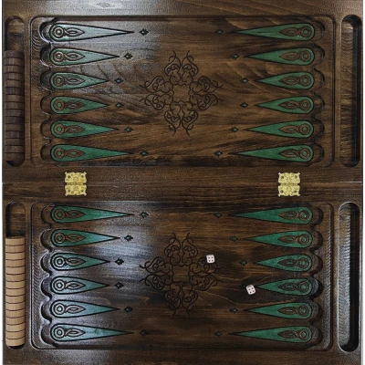 Нарды ручной работы из массива бука 60см Скорпион