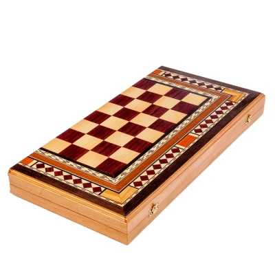 Шахматы + нарды Метрополь презент средние