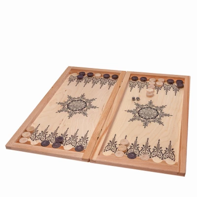 Шахматы нарды шашки Классика дуб