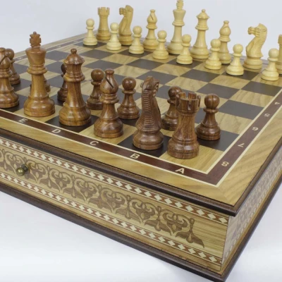 Шахматный ларец Nadir Lux темный