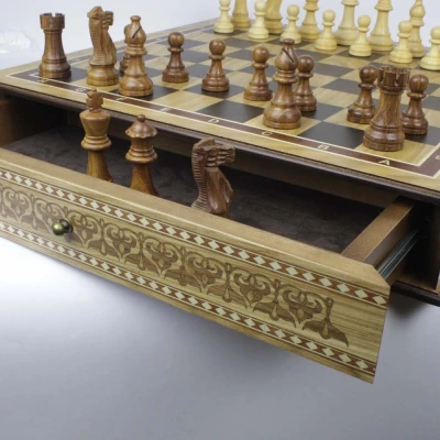 Шахматный ларец Nadir Lux темный