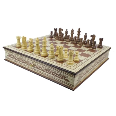 Шахматный ларец Nadir Lux ледяное дерево