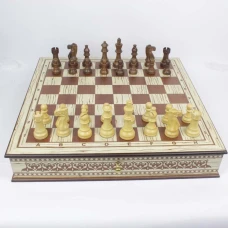 Шахматный ларец Nadir Lux ледяное дерево