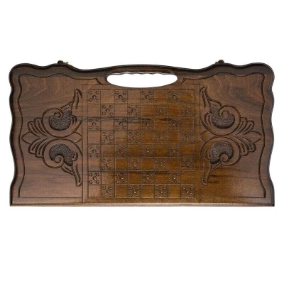 Нарды резные "Рыбак" 50, Haleyan