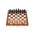 Шахматы деревянные с утяжеленными фигурами из кавказского граба премиум красное дерево