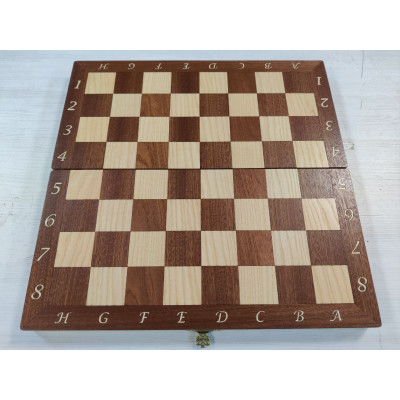 Шахматная доска Интарсия темная 41.5 см