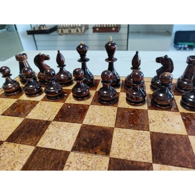 Шахматы Ренессанс карельская береза