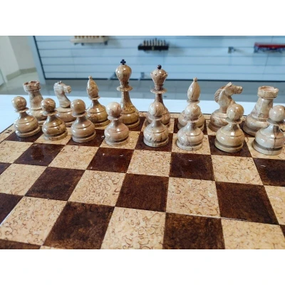 Шахматы Ренессанс карельская береза