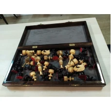 Шахматы подарочные карельская береза/клен