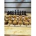 Шахматный Стол из Карельской березы Люкс