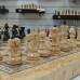Шахматы эксклюзивные Стаунтон из карельской березы большие