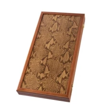 Нарды кожаные Кобра средние