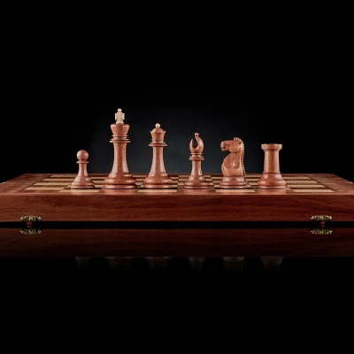 Шахматы Стаунтон коллекционный (складная доска)