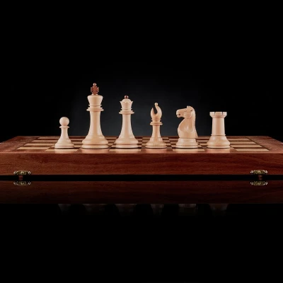 Шахматы Стаунтон коллекционный (складная доска)