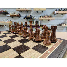 Шахматы турнирные Стаунтон композит люкс венге большие
