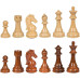 Шахматные фигуры Стаунтон из композита красные большие