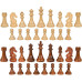 Шахматные фигуры Стаунтон из композита красные большие