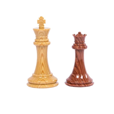 Шахматы подарочные Блиц из моренного дуба большие