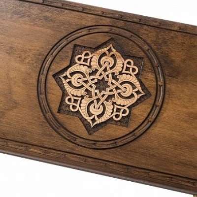 Нарды резные Золотой Узор 2, Mirzoyan