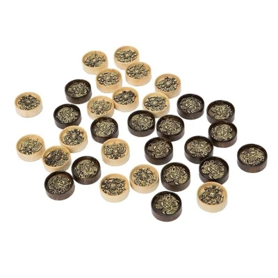 Набор фишек для нард 2 Герба с бронзой 207, Haleyan