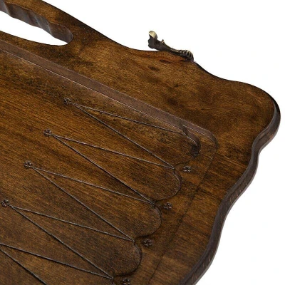 Нарды резные Арарат и Хорвирап с ручкой средние, Haleyan