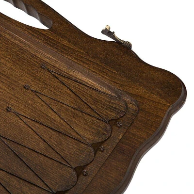 Нарды резные Бесконечность с ручкой малые, Haleyan