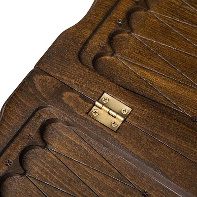 Нарды резные Бесконечность с ручкой 50, Haleyan