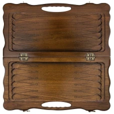 Нарды резные Эчмиадзин с ручкой большие, Haleyan