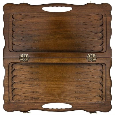 Нарды резные Эчмиадзин с ручкой большие, Haleyan