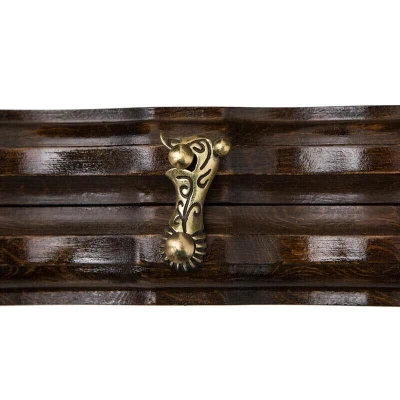 Нарды резные Корона с ручкой малые, Haleyan