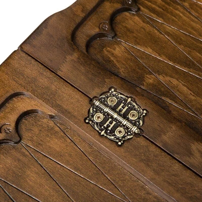 Нарды резные Лошадь с ручкой средние, Haleyan