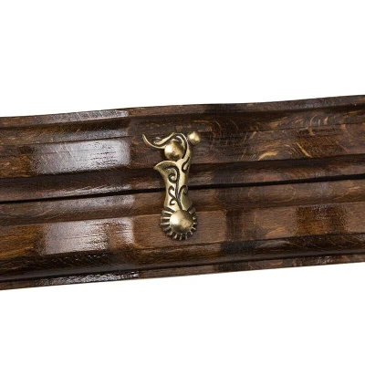 Нарды резные Медведь с ручкой средние, Haleyan