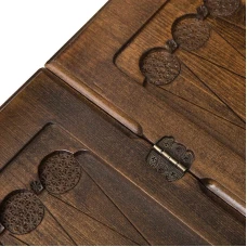 Нарды резные Орел с ручкой малые, Haleyan