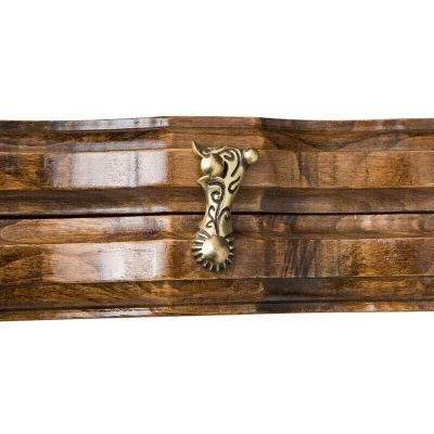 Нарды резные Олень с ручкой средние