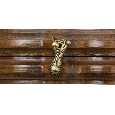 Нарды резные Орел с ручкой средние, Haleyan